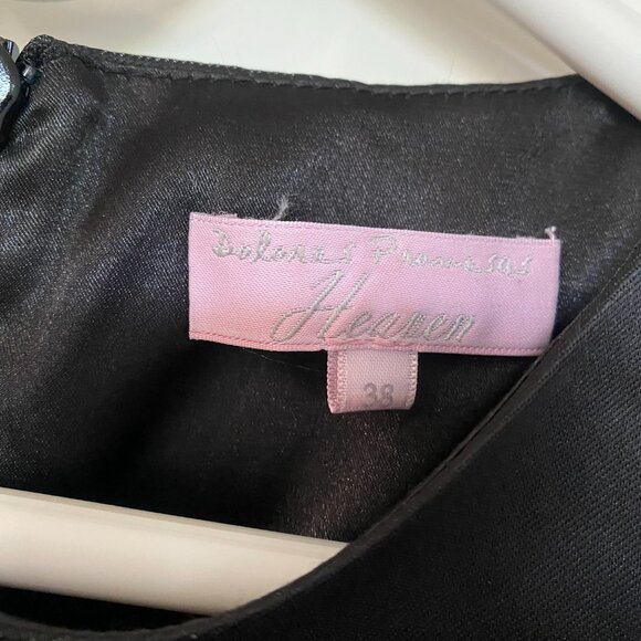 Women's Black Floral Dress (Doloras Promesas Heaven) - Picture 2 of 4